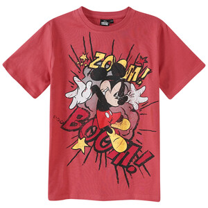 Micky Maus T-Shirt mit Comic-Print