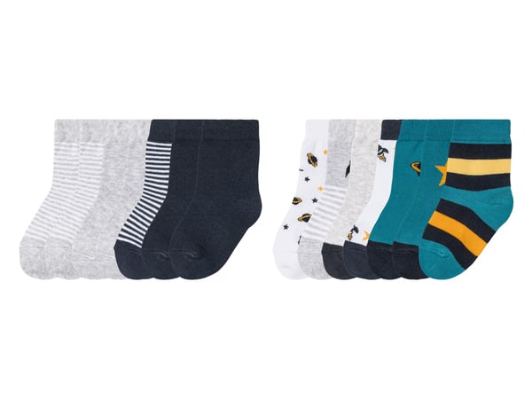 Bild 1 von lupilu® Kleinkinder Socken, 7 Paar, mit hohem Bio-Baumwollanteil