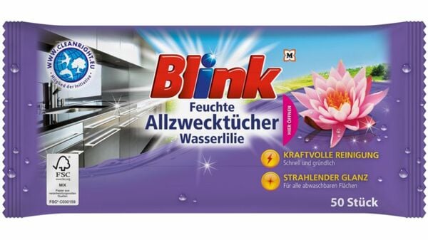 Bild 1 von Blink feuchte Allzwecktücher Wasserlilie