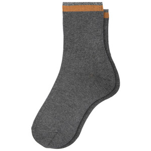 1 Paar Damen Socken mit Glitzerbund