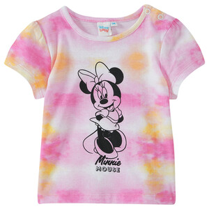 Minnie Maus T-Shirt im Batik-Look