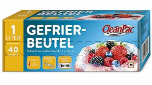 CleanPac Gefrierbeutel 40x1L