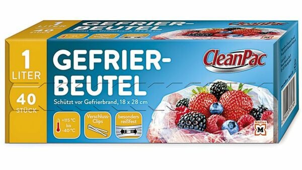 Bild 1 von CleanPac Gefrierbeutel 40x1L