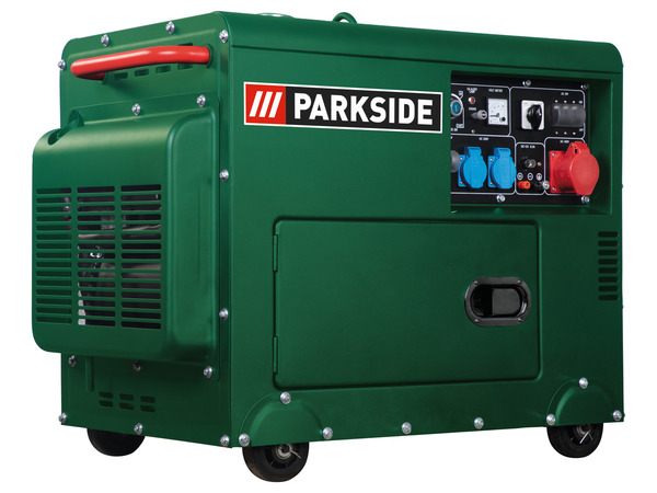 Bild 1 von PARKSIDE® Diesel Stromerzeuger «PDSE 5000 A1», 5000 W, 7,7 PS