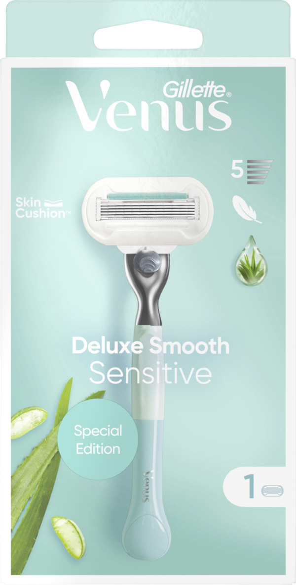 Bild 1 von Gillette Venus Deluxe Smooth Sensitive Rasierer mit einer Klinge