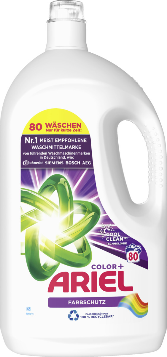 Bild 1 von Ariel Color+ Colorwaschmittel Flüssig 80 WL