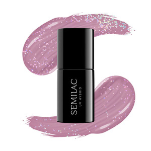 Semilac 319 UV Nagellack Hybrid Shimmer Dust Pink