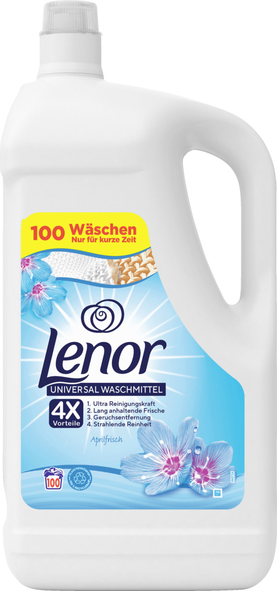 Bild 1 von Lenor Vollwaschmittel Flüssig Aprilfrisch 100WL