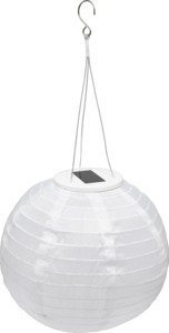 IDEENWELT Solar-Lampion 25 cm, Weiss