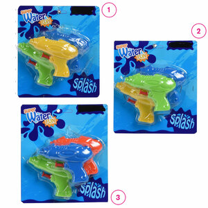Wasserpistolen 9 cm 3er-Set verschiedene Varianten