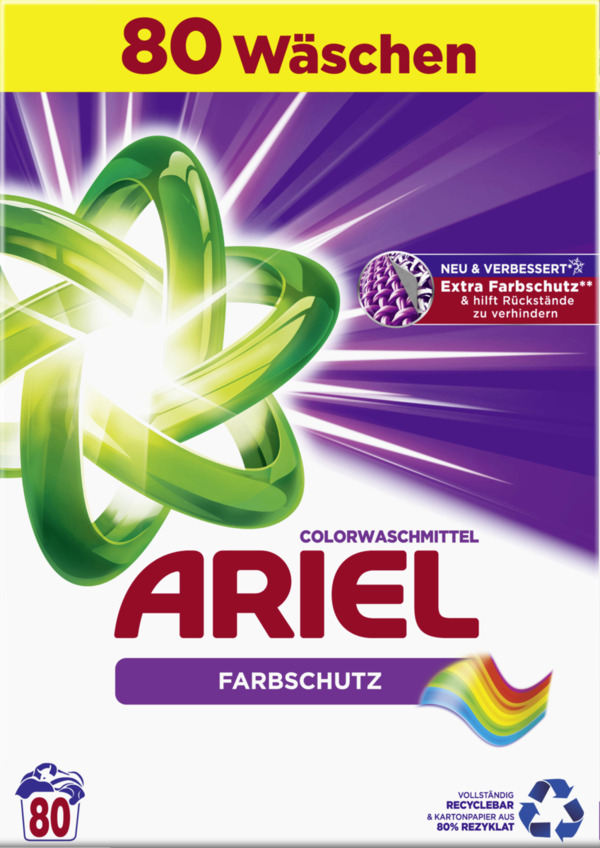 Bild 1 von Ariel Farbschutz Colorwaschmittel Pulver 80 WL