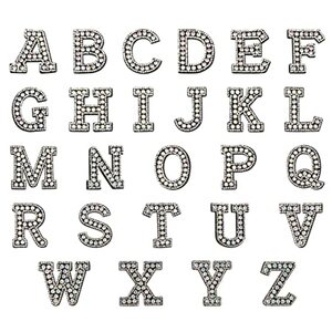 Souarts Patches zum Aufbügeln Set Buchstaben Alphabet A Bis