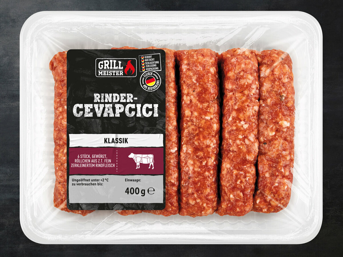 Bild 1 von Grillmeister Frische Rinder Cevapcici