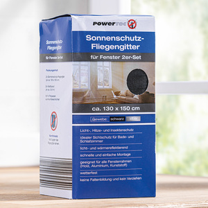Powertec Insect Sonnenschutz-Fliegengitter 2er-Set