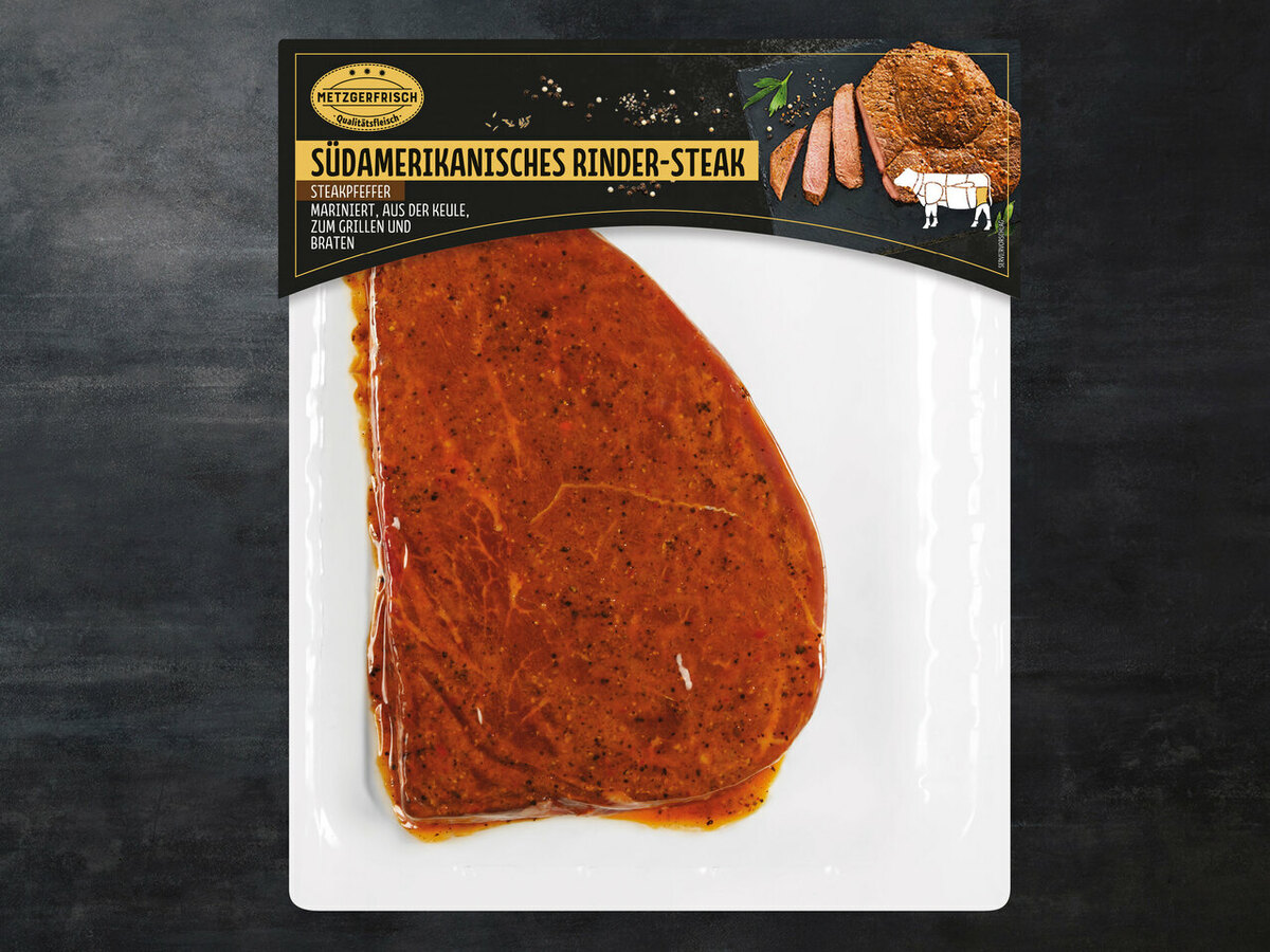 Metzgerfrisch Premium Rindersteak aus Südamerika von Lidl ansehen