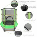 Bild 2 von LBLA Kindertrampolin Ø 140,00 cm Fitness Trampolin Garten Indoor & Outdoor, Ø 140,00 cm, (Set, Kindertrampolin mit Sicherheitsnetz belastbar bis 50 kg), Jumpingtrampolin Außentrampolin Sportt