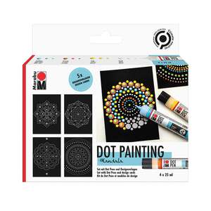 Punktfarbe Dot Pen Set "Mandala" 9-teilig