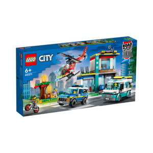 LEGO® City 60371 Hauptquartier der Rettungsfahrzeuge
