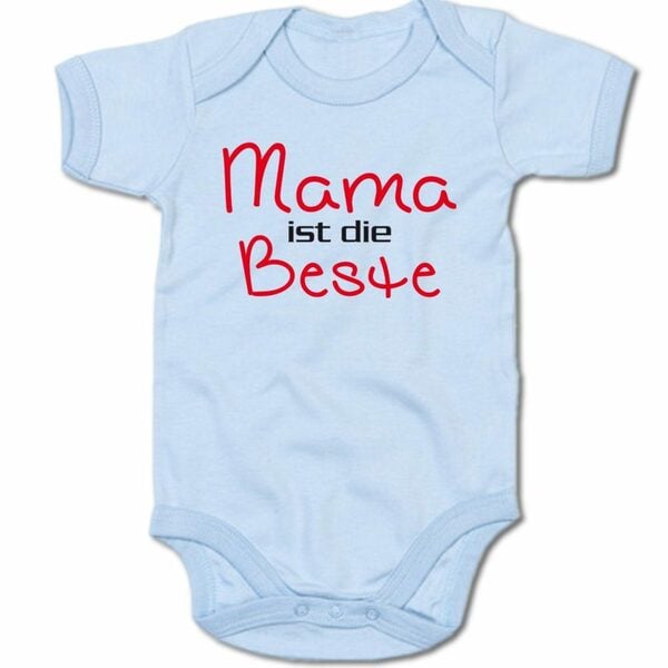 Bild 1 von G-graphics Kurzarmbody Baby Body - Mama ist die Beste mit Spruch / Sprüche • Babykleidung • Geschenk zum Muttertag / zur Geburt / Taufe / Babyshower / Babyparty • Strampler