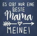 Bild 2 von Shirtracer Shirtbody Es gibt nur eine beste Mama - Meine - weiß - Muttertagsgeschenk Baby - Bio Baby Strampler langarm (1-tlg) baby body blau - muttertag 1 jahr - geschenke für die mutter