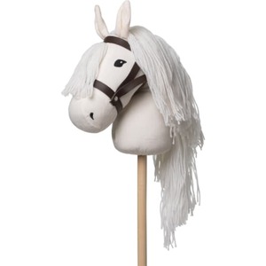 ASTRUP® Hobby Horse Steckenpferd, weiß
