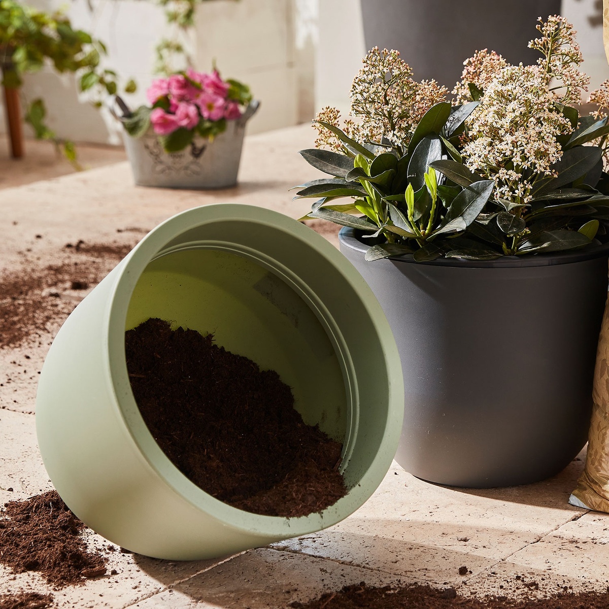 Bild 4 von BELAVI Pflanzgefäß aus recyceltem Kunststoff