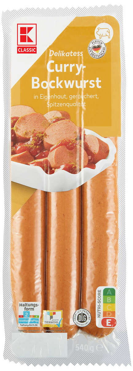 Bild 1 von K-CLASSIC Curry-Bockwurst