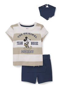 C&A Micky Maus-Baby-Outfit-3 teilig, Beige, Größe: 68