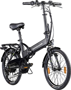 Zündapp E-Bike Faltrad Green 1.0 Unisex 20 Zoll RH 37cm 6-Gang 270 Wh schwarz weiß