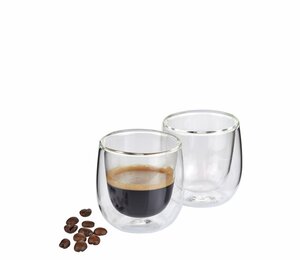 Cilio 2er Set Espressoglas 80ml VERONA, Glas