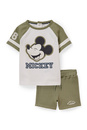 Bild 1 von C&A Micky Maus-Baby-Outfit-2 teilig, Grün, Größe: 68