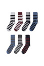 Bild 1 von C&A Multipack 7er-Socken-gestreift, Rot, Größe: 43-46