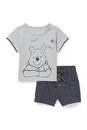 Bild 1 von C&A Winnie Puuh-Baby-Outfit-2 teilig, Grau, Größe: 56