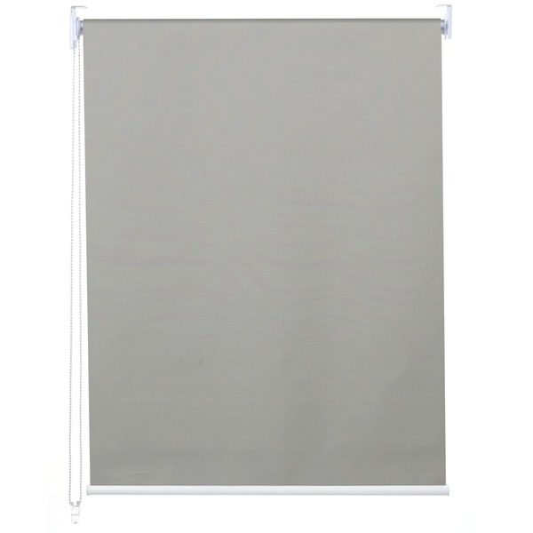 Bild 1 von Rollo MCW-D52, Fensterrollo Seitenzugrollo Jalousie, Sonnenschutz Verdunkelung blickdicht 110x160cm ~ grau