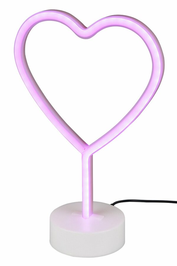 Bild 1 von Reality Leuchten LED-Tischleuchte HEART FUN, Kunststoff