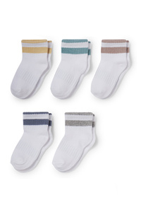 C&A Multipack 5er-Baby-Socken, Weiß, Größe: 21-23