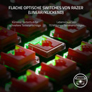 Bild 2 von RAZER DeathStalker V2, Gaming Tastatur, Opto-Mechanical, Razer Linear Optical Switch (Rot), Kabelgebunden, Schwarz