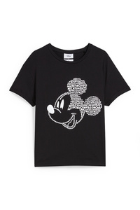 C&A T-Shirt-Micky Maus, Schwarz, Größe: XS