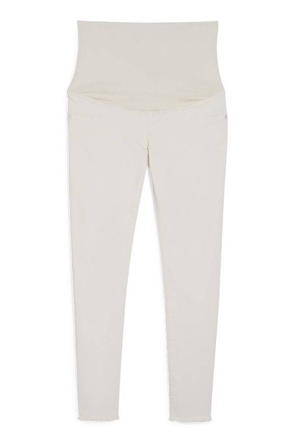 Bild 1 von C&A Umstandsjeans-Jegging Jeans, Weiß, Größe: 44