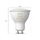Bild 4 von PHILIPS Hue White Ambiance GU10 Doppelpack LED Lampe Warmweiß bis Kaltweiß