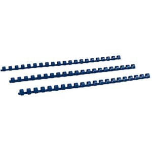 100 RENZ Kunststoffbinderücken blau für 70 Blatt
