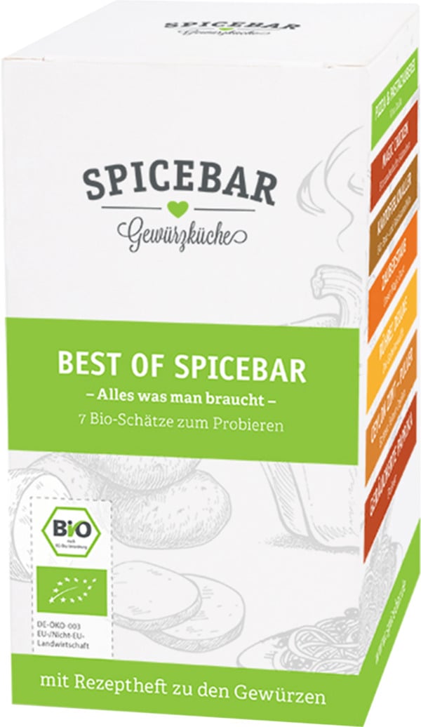 Bild 1 von Spicebar Gewürzprobierset "Best of Spicebar", 7 Kleinpackungen, Box