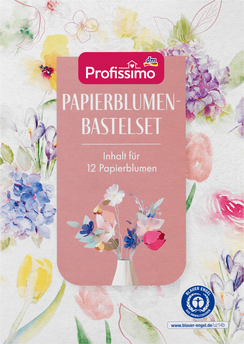 Bild 1 von Profissimo Papierblumen Bastelset