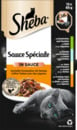 Bild 1 von Sheba Nassfutter für Katzen, Sauce Spéciale, herzhafte Komposition mit Gemüse, Multipack (12 x 85 g)