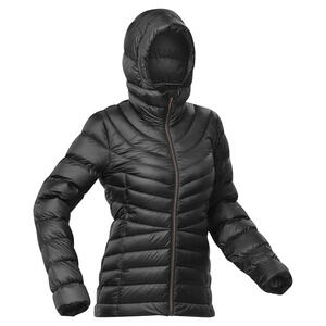 Daunenjacke Damen Komfort bis -10 °C - MT500 schwarz