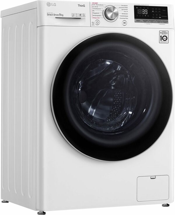 Bild 1 von LG Waschmaschine F6WV709P1, 9 kg, 1600 U/min, TurboWash® - Waschen in nur 39 Minuten