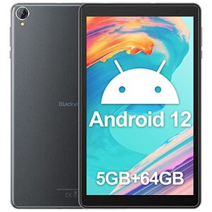 Blackview Tab 5 Android 12, Tablet 8 Zoll, 5GB RAM 64GB ROM (1TB erweitern) 5580mAh Akku,Quad-core,1280x800 HD+ IPS Touchscreen,WiFi,Bluetooth/eBook Modus/Typ-C/dual Box Speakers/OTG,Tablet Grey