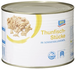 Aro Thunfisch Stücke In Sonnenblumenöl (1,705kg)