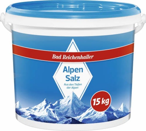 Bild 1 von Bad Reichenhaller Siedesalz AlpenSalz (15 kg)