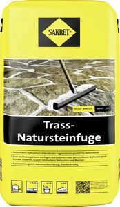 Sakret Trass-Natursteinfuge
, 
grau, 25 kg